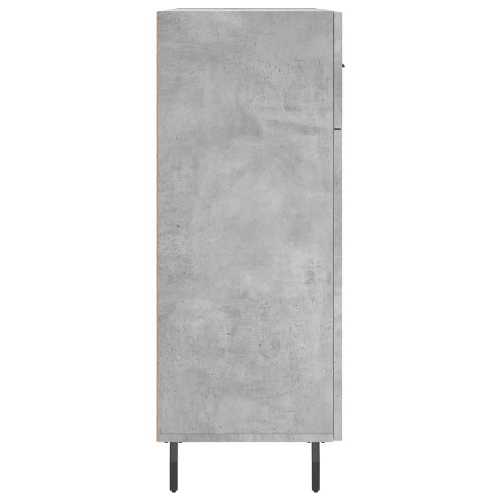 Skänk betonggrå 69,5x34x90 cm konstruerat trä
