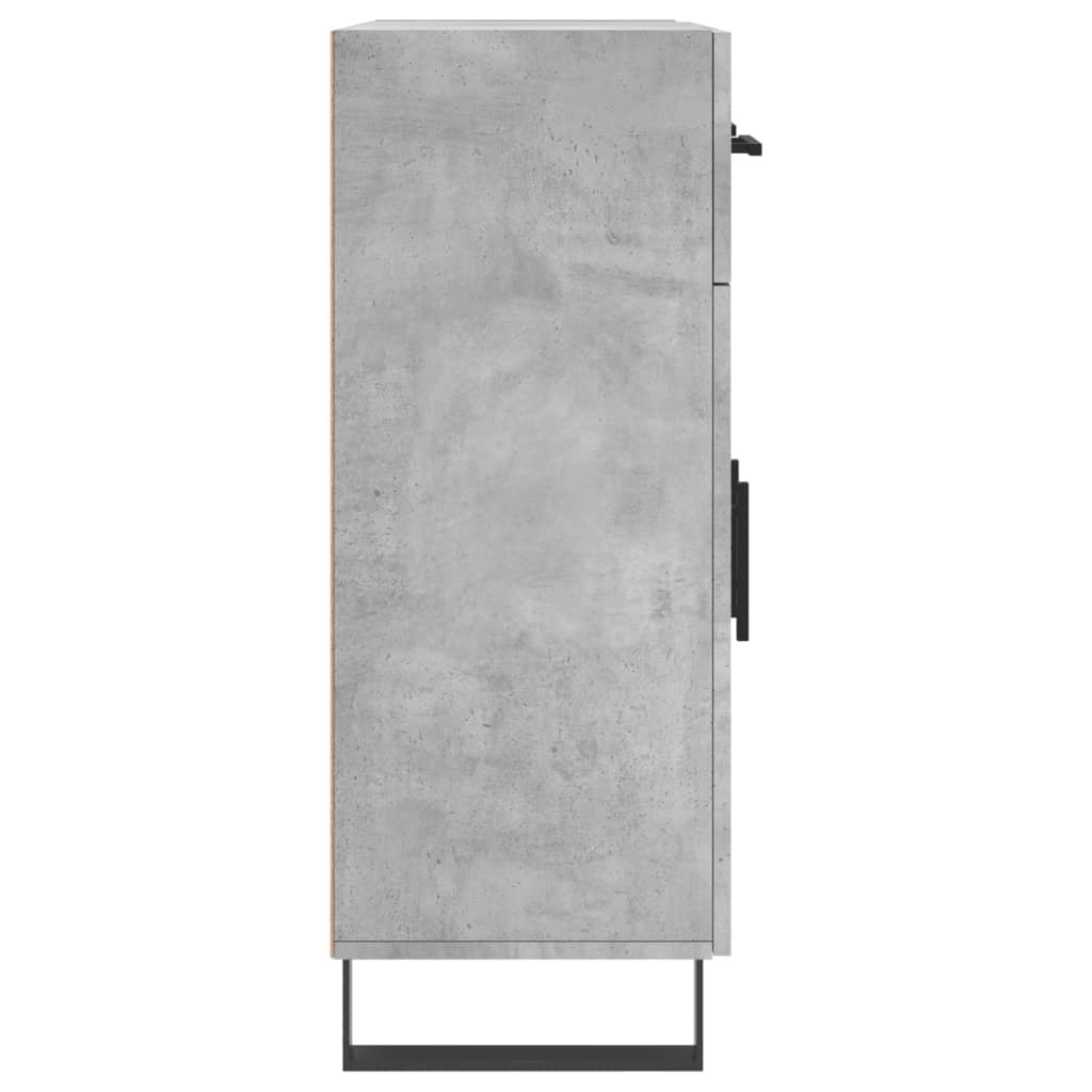 Skänk betonggrå 69,5x34x90 cm konstruerat trä