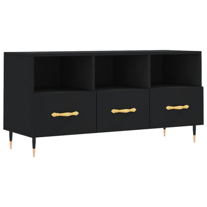 TV-Möbel Svart TV-Bänk 102x36x50 cm