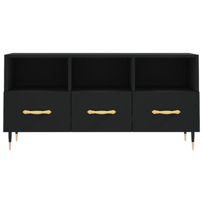 TV-Möbel Svart TV-Bänk 102x36x50 cm