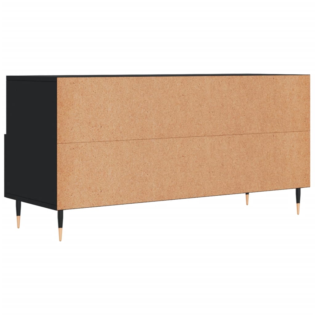TV-Möbel Svart TV-Bänk 102x36x50 cm