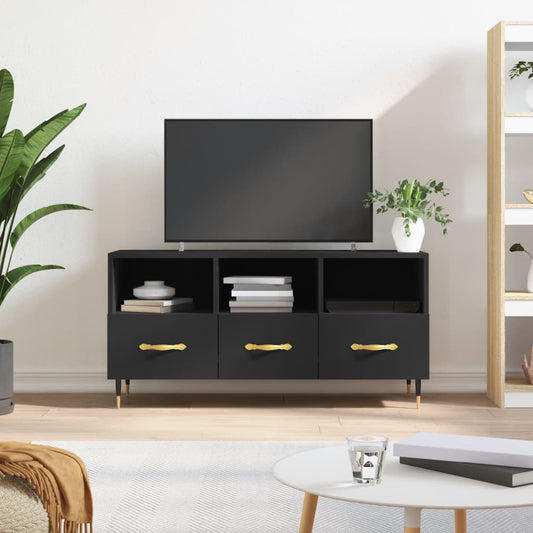 TV-Möbel Svart TV-Bänk 102x36x50 cm
