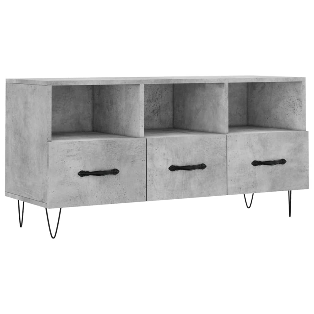 TV-Möbel Betonggrå TV-Bänk 102x36x50 cm