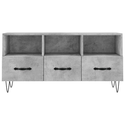 TV-Möbel Betonggrå TV-Bänk 102x36x50 cm