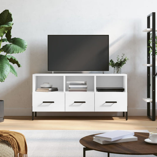 TV-Möbel Vit TV-Bänk 102x36x50 cm