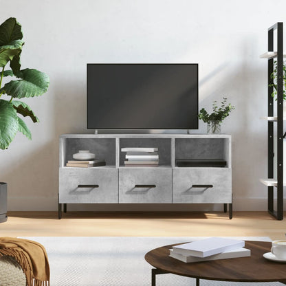 TV-Möbel Betonggrå TV-Bänk 102x36x50 cm