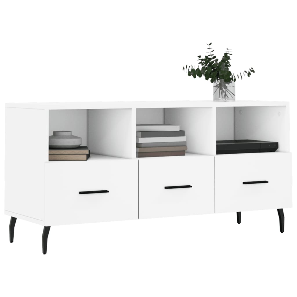 TV-Möbel Vit TV-Bänk 102x36x50 cm