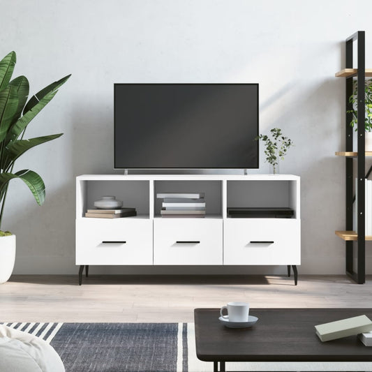 TV-Möbel Vit TV-Bänk 102x36x50 cm