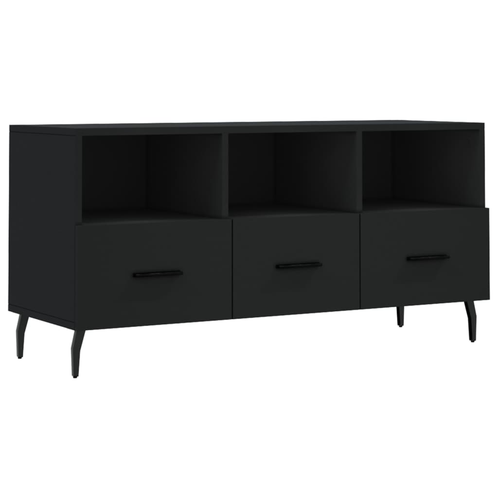 TV-Möbel Svart TV-Bänk 102x36x50 cm