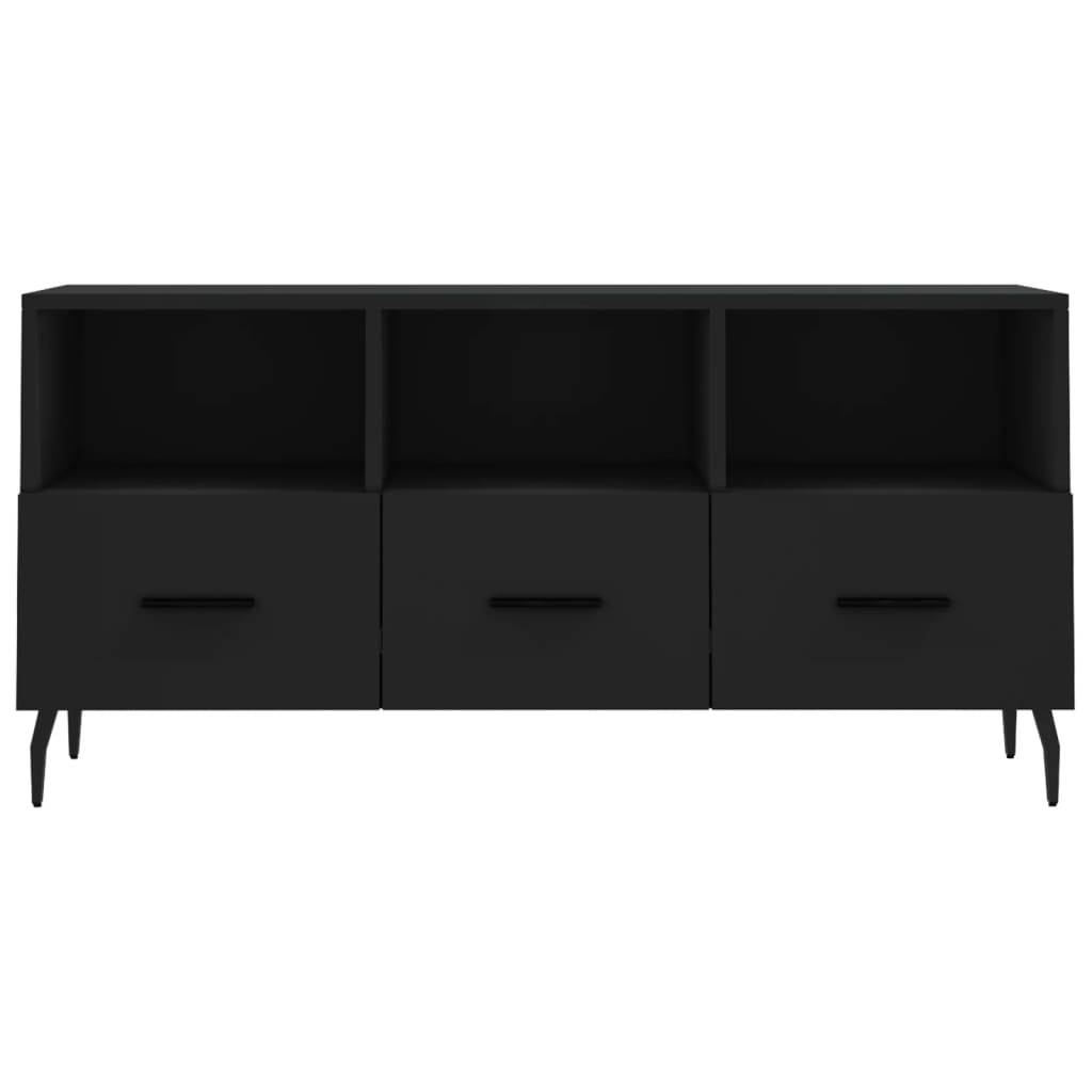 TV-Möbel Svart TV-Bänk 102x36x50 cm