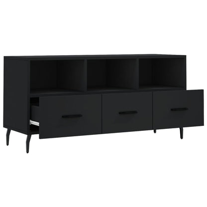 TV-Möbel Svart TV-Bänk 102x36x50 cm