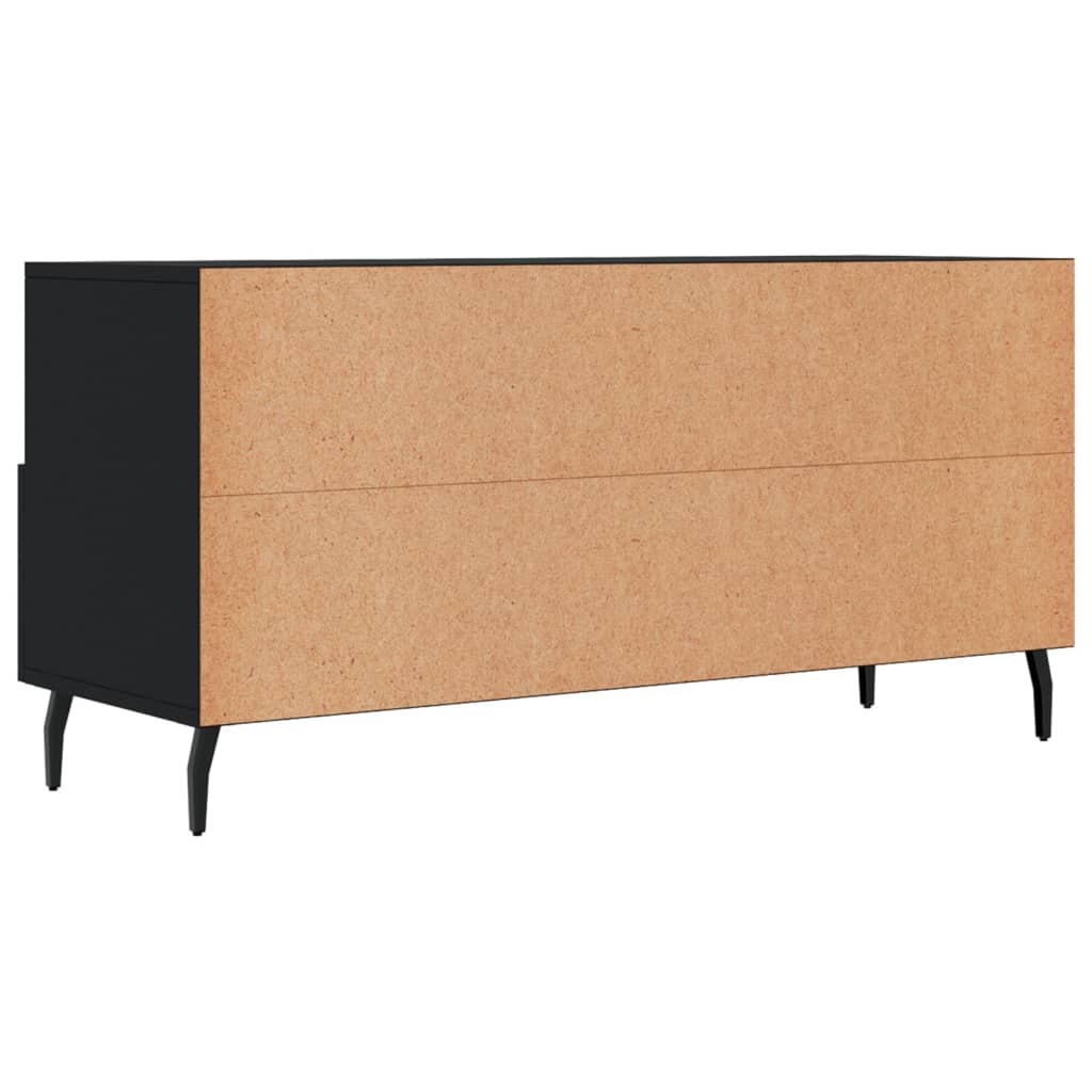 TV-Möbel Svart TV-Bänk 102x36x50 cm
