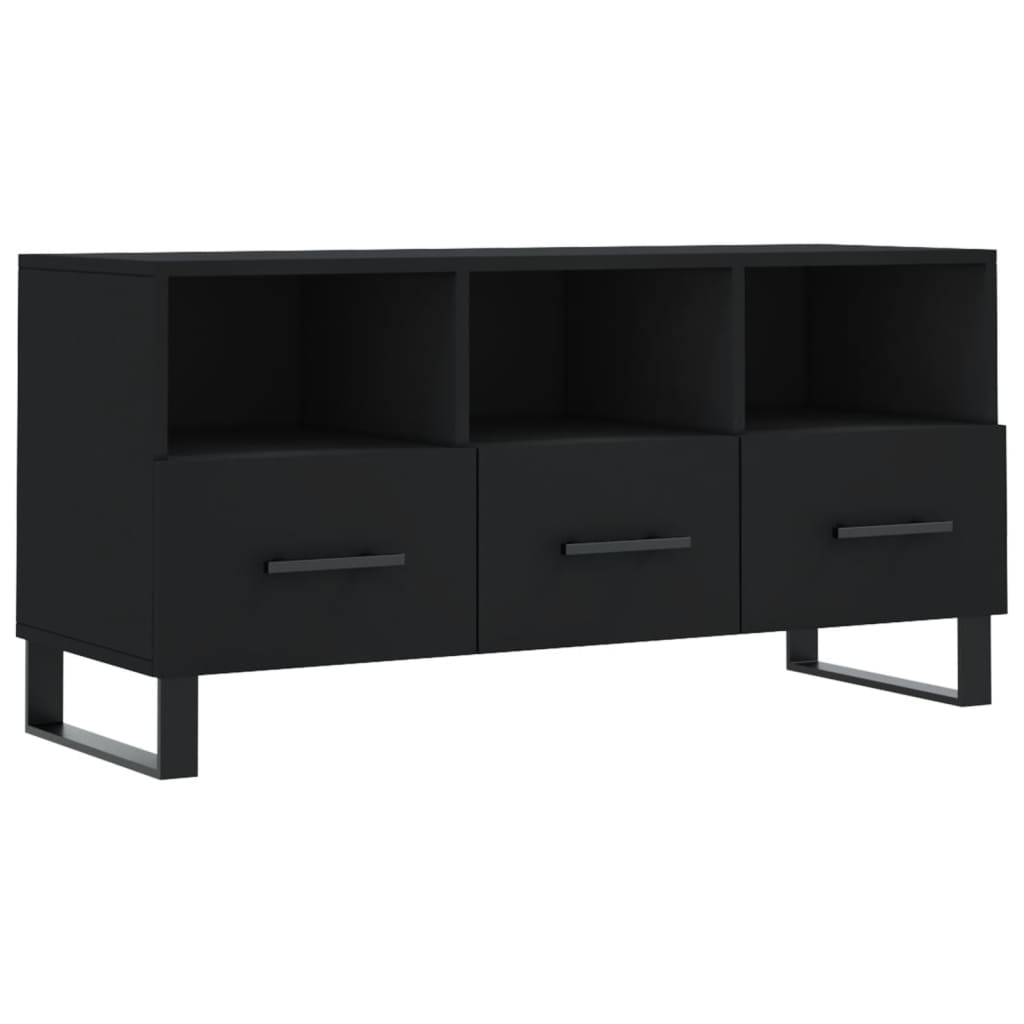 TV-Möbel Svart TV-Bänk 102x36x50 cm