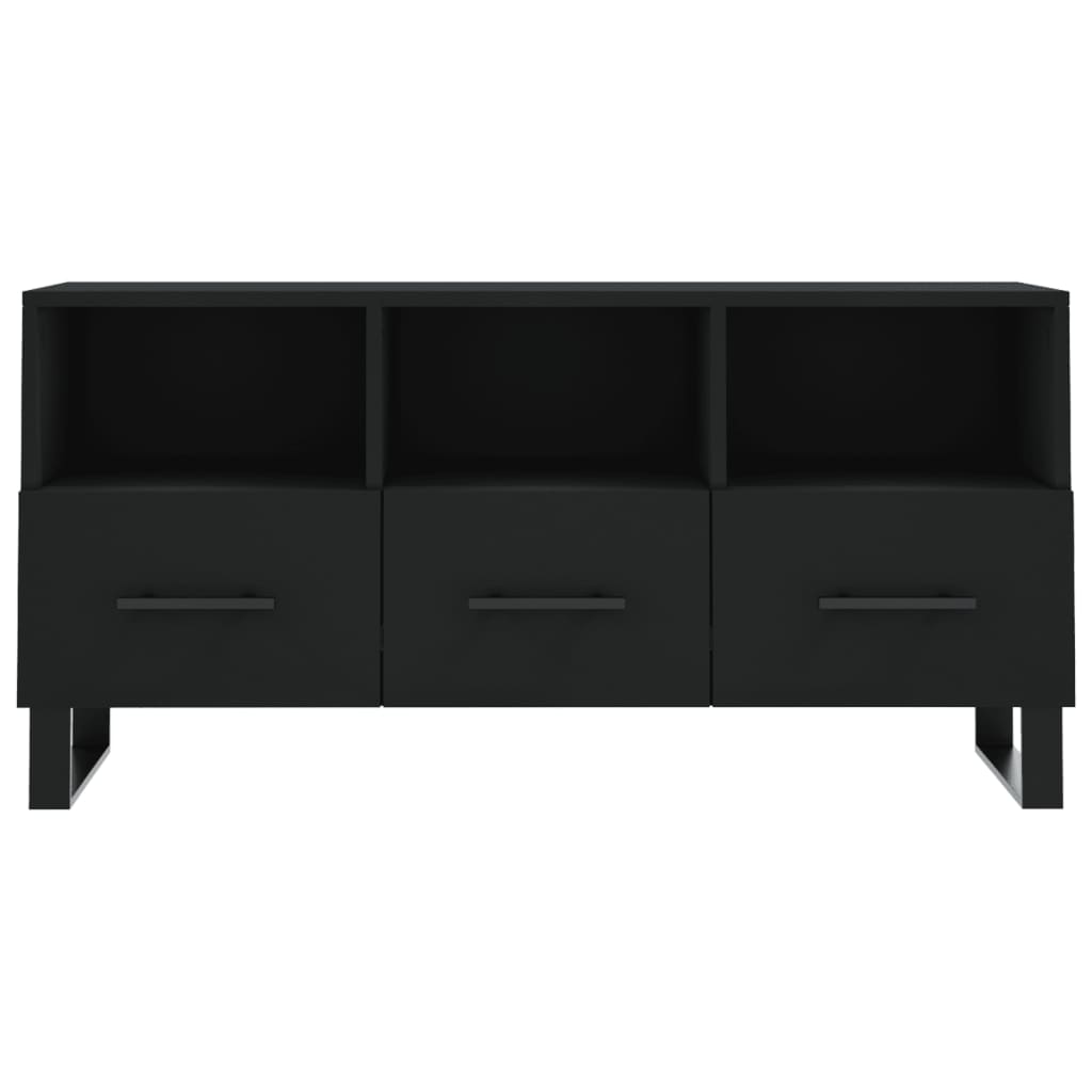 TV-Möbel Svart TV-Bänk 102x36x50 cm