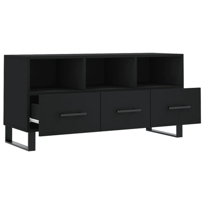 TV-Möbel Svart TV-Bänk 102x36x50 cm