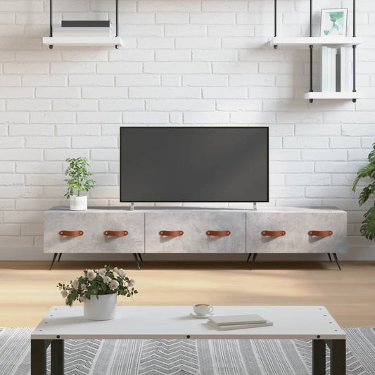 TV-Möbel Betonggrå TV-Bänk 150x36x30 cm
