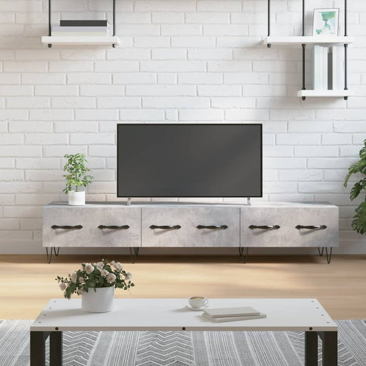 TV-Möbel Betonggrå TV-Bänk 150x36x30 cm