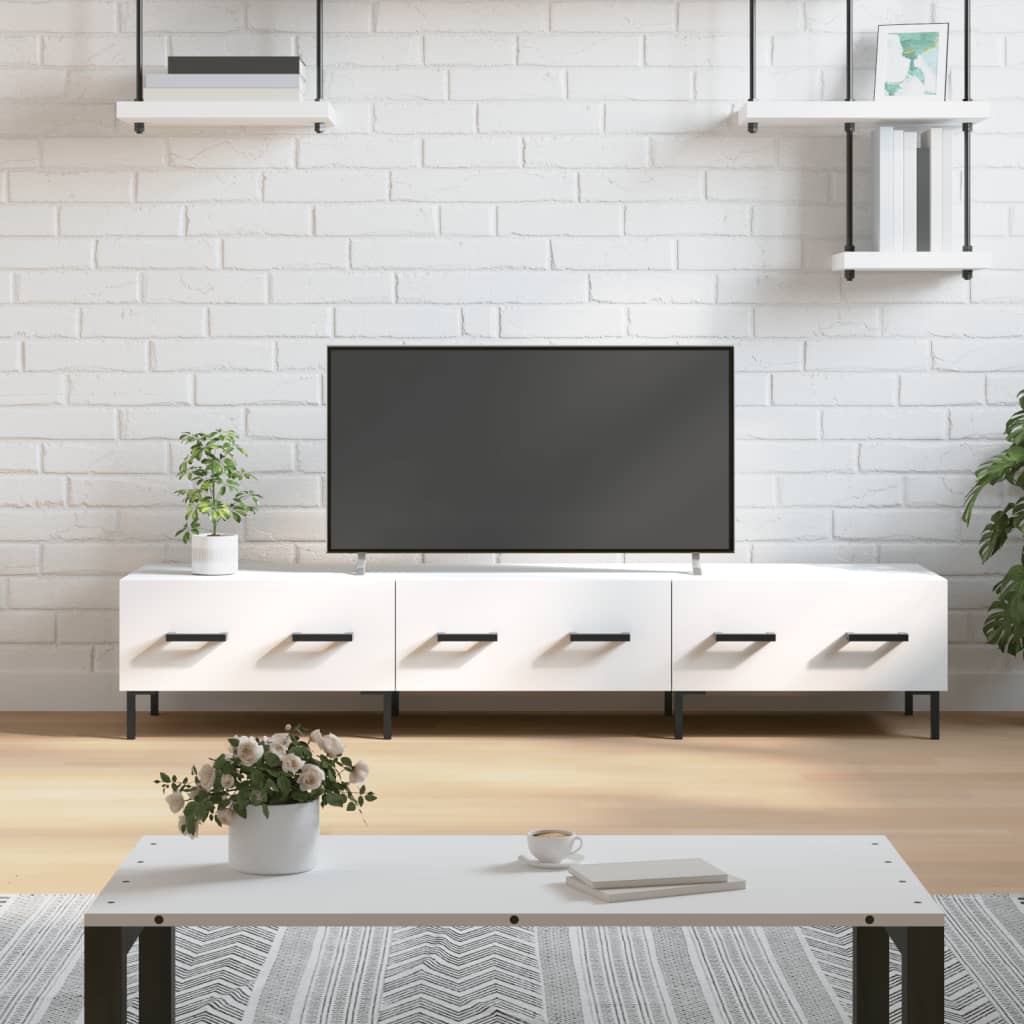 TV-Möbel Vit TV-Bänk 150x36x30 cm