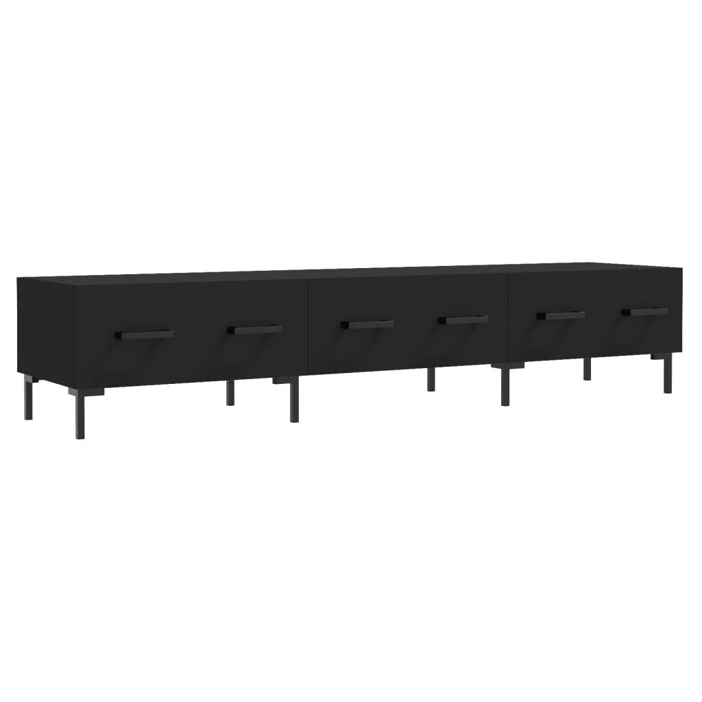 TV-Möbel Svart TV-Bänk 150x36x30 cm