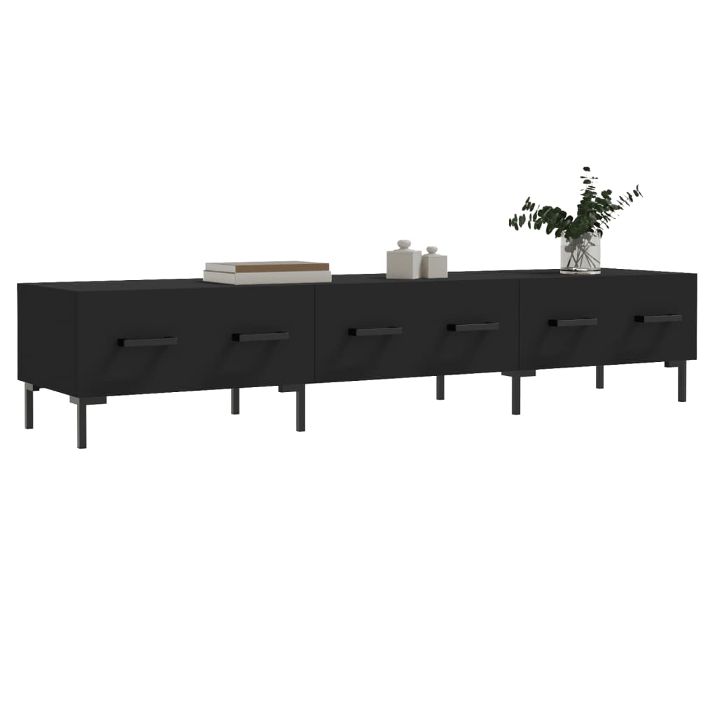 TV-Möbel Svart TV-Bänk 150x36x30 cm
