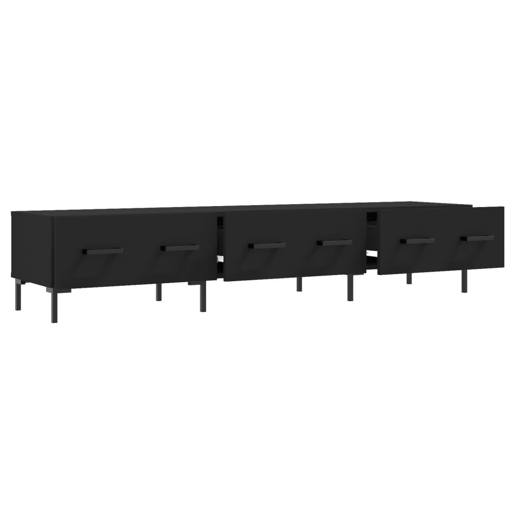 TV-Möbel Svart TV-Bänk 150x36x30 cm