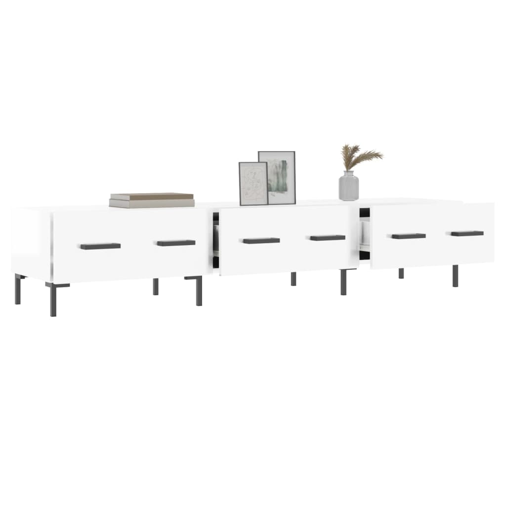 TV-Möbel Högglans Vit TV-Bänk 150x36x30 cm