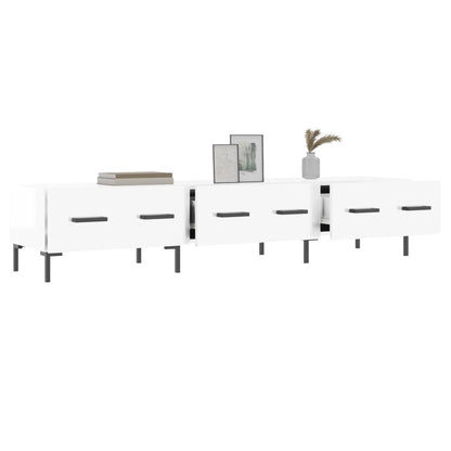 TV-Möbel Högglans Vit TV-Bänk 150x36x30 cm