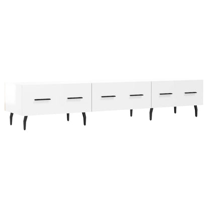 TV-Möbel Högglans Vit TV-Bänk 150x36x30 cm