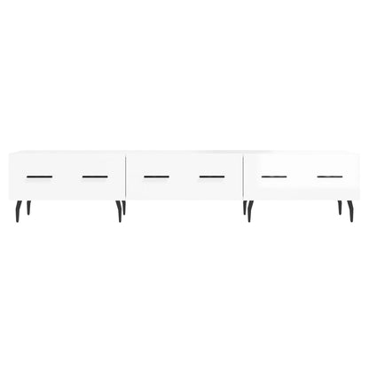 TV-Möbel Högglans Vit TV-Bänk 150x36x30 cm