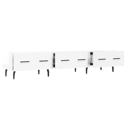 TV-Möbel Högglans Vit TV-Bänk 150x36x30 cm