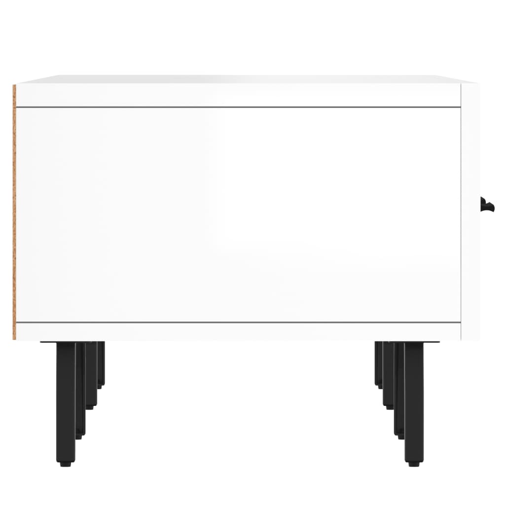 TV-Möbel Högglans Vit TV-Bänk 150x36x30 cm