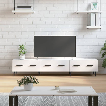 TV-Möbel Högglans Vit TV-Bänk 150x36x30 cm