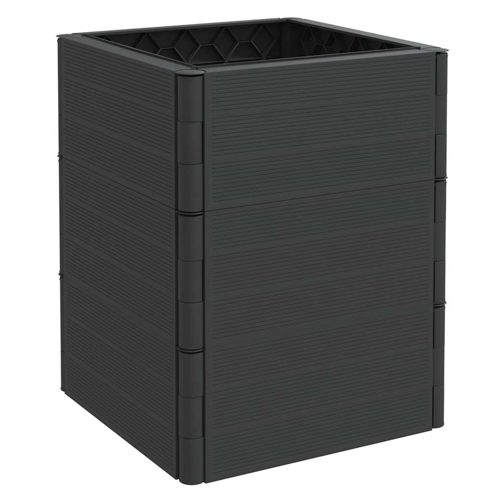 Utomhus Blomkruka Polypropen (PP) 2 st antracit PP