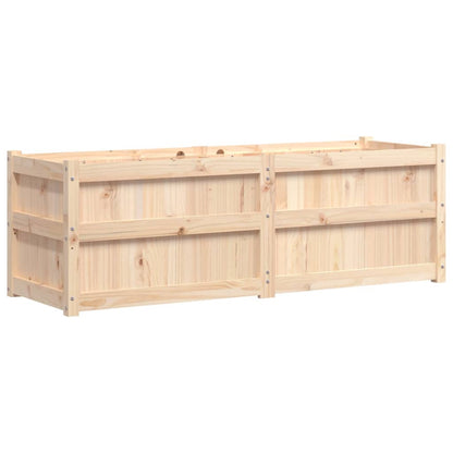 Utomhus Blomkruka Trä 150x50x50 cm massiv furu