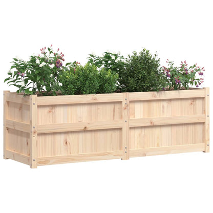 Utomhus Blomkruka Trä 150x50x50 cm massiv furu