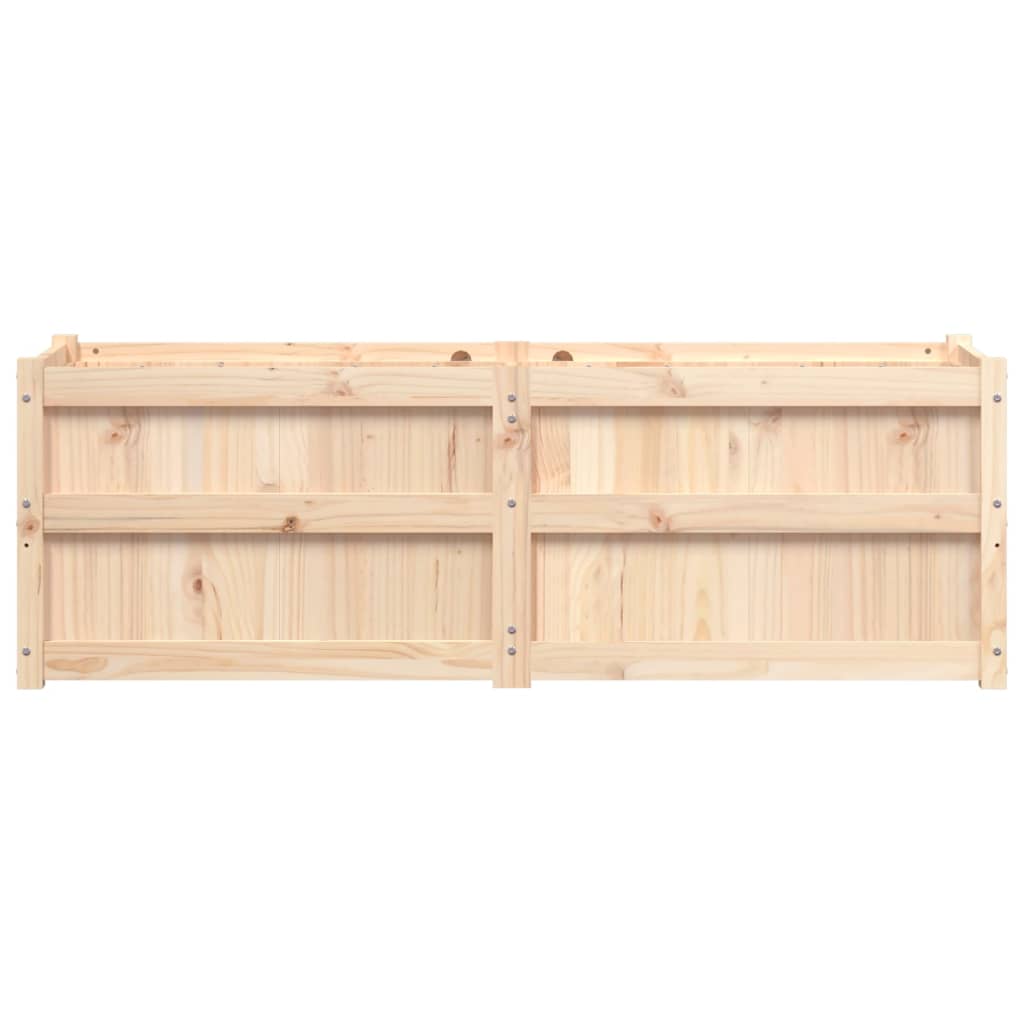 Utomhus Blomkruka Trä 150x50x50 cm massiv furu