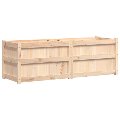 Utomhus Blomkruka Trä 150x50x50 cm massiv furu