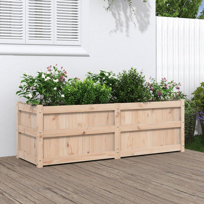 Utomhus Blomkruka Trä 150x50x50 cm massiv furu