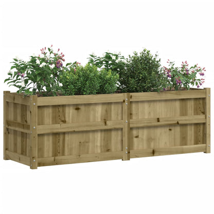Utomhus Blomkruka Trä 150x50x50 cm impregnerat furu