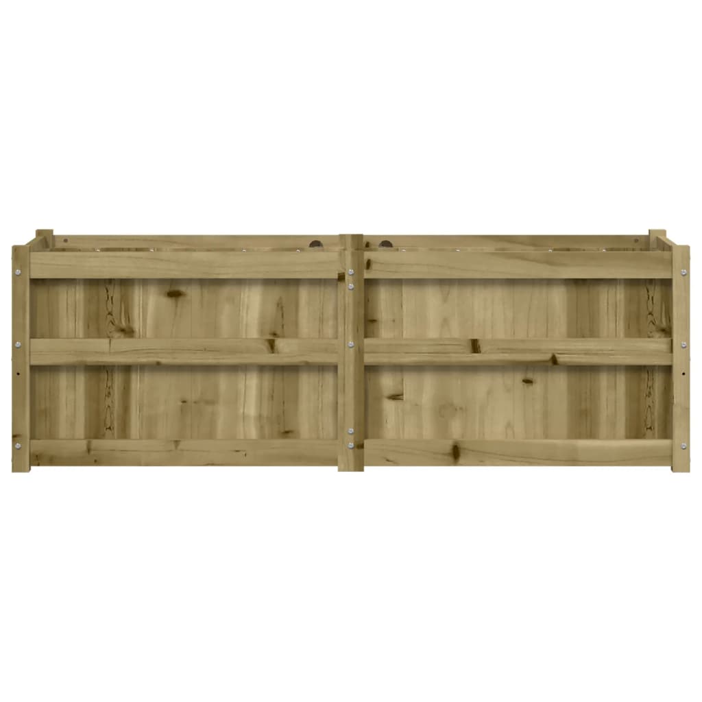 Utomhus Blomkruka Trä 150x50x50 cm impregnerat furu