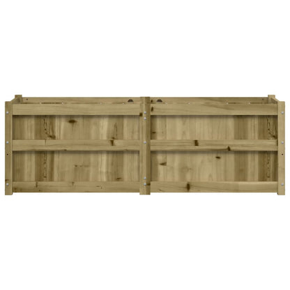 Utomhus Blomkruka Trä 150x50x50 cm impregnerat furu