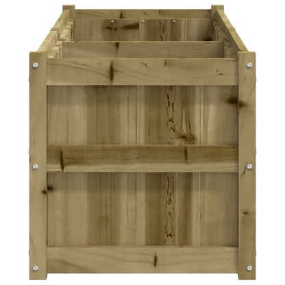 Utomhus Blomkruka Trä 150x50x50 cm impregnerat furu