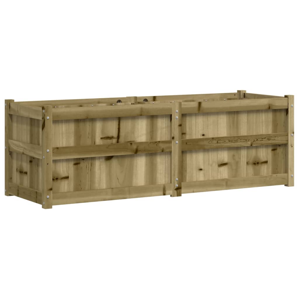 Utomhus Blomkruka Trä 150x50x50 cm impregnerat furu