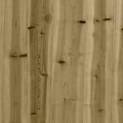 Utomhus Blomkruka Trä 150x50x50 cm impregnerat furu
