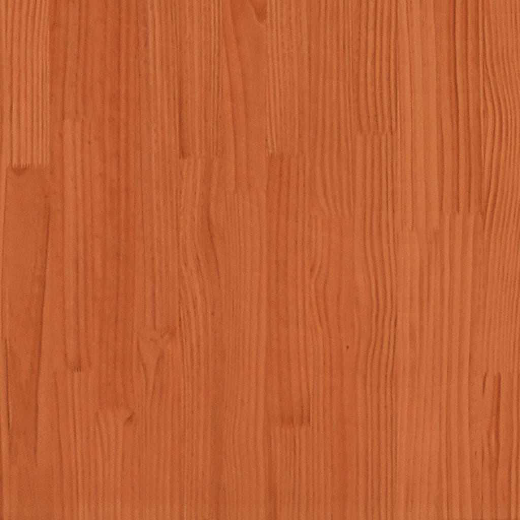 Odlingslåda vaxbrun 150x50x70 cm massiv furu