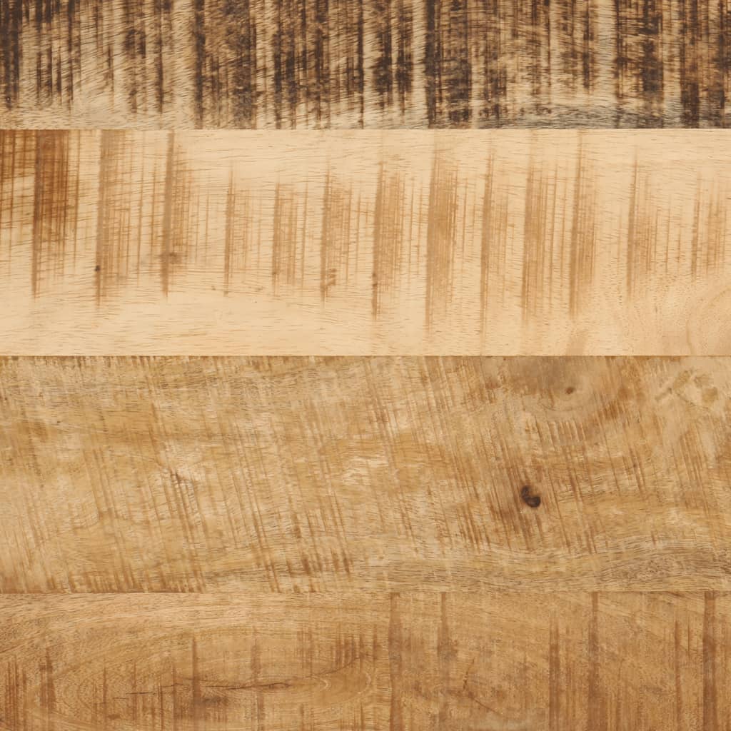 Soffbord Trä 3 st massivt mangoträ och järn