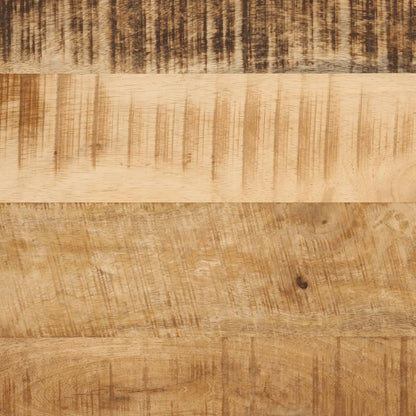 Soffbord Trä 3 st massivt mangoträ och järn