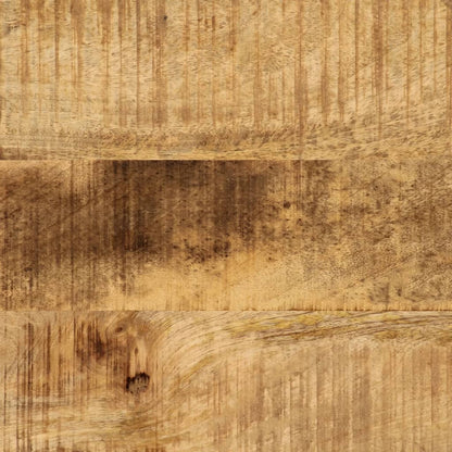 Avlastningsbord Konsollbord Trä 100x35x76 cm massivt mangoträ och järn