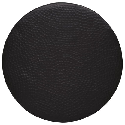 Soffbord Svart hamrad aluminium Ø 50x30 cm