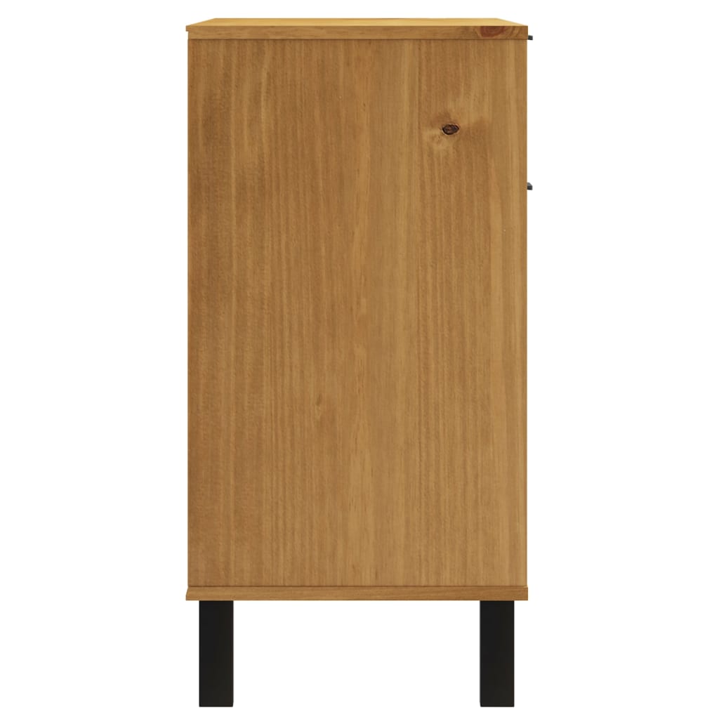 Skänk Trä FLAM 80x40x80 cm massiv furu